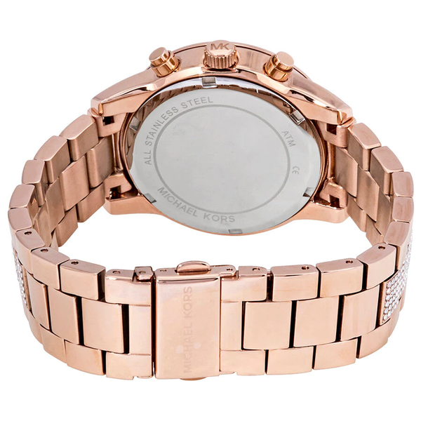 Michael Kors Women’s Quartz Rose Gold Stainless Steel Rose Gold Dial 37mm Watch MK6485